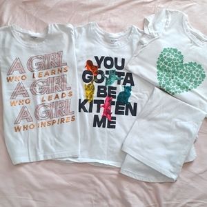 4 Girls tshirts for $9